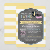 タイとツツツツツツツツツツツツンベビーシャワー 招待状 (正面/裏面)