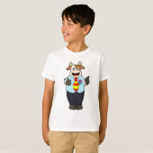 タイと先生としての牛 Tシャツ (正面フル)