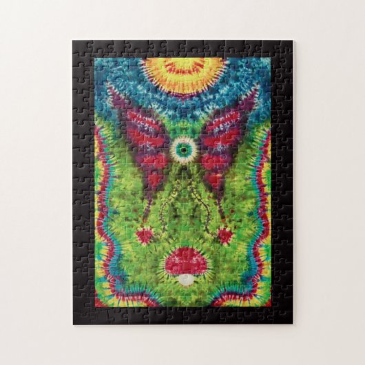 タイによって染められる"飛行眼球"のパズル ジグソーパズル (縦)