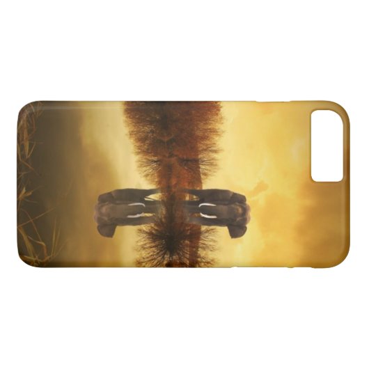 タイのアジアゾウ白熱［赤熱］光を放つウ Case-Mate iPhoneケース (裏面(横))