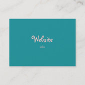 タイのアジアゾウ白熱［赤熱］光を放つズ 名刺 (裏面)