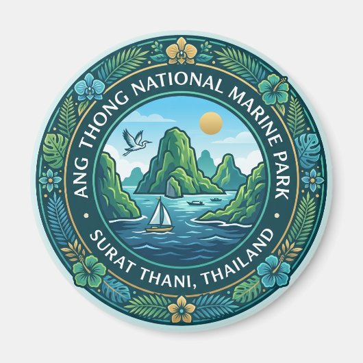 タイのアン・トン国立海洋公園 マグネット (正面)