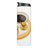 タイのエビ財布の漫画イラストレーション タンブラー (回転右)