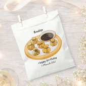 タイのエビ財布の漫画イラストレーション フェイバーバッグ (クリップ留めされた状態)