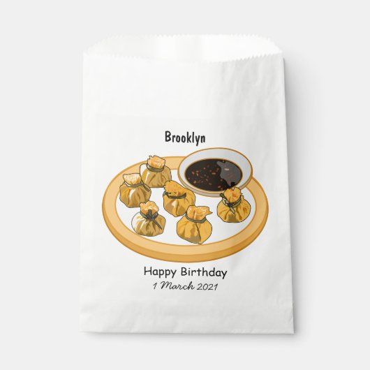 タイのエビ財布の漫画イラストレーション フェイバーバッグ (正面)