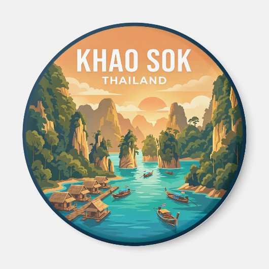 タイのカオソク国立公園 マグネット (正面)
