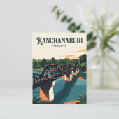 タイのクワイ川の橋 ポストカード (スタンド正面)