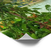 タイのコタプ島の丘からの眺め ポスター (角)