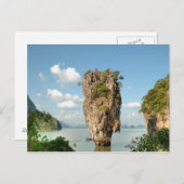 タイのコタプ島の丘から眺める ポストカード (正面/裏面)