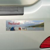 タイのサンセット バンパーステッカー (車上)