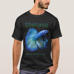 タイのシャムの戦いの魚 Tシャツ