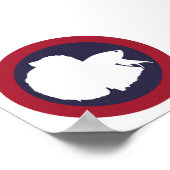 タイのシャムの戦闘魚ベッタタイ国民 ポスター (角)