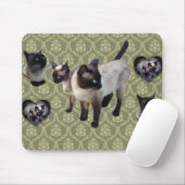 タイのシャム猫 マウスパッド (マウス)