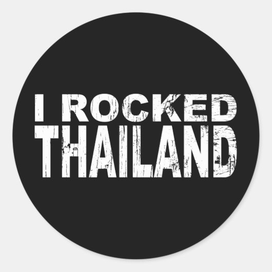 タイのステッカー ラウンドシール (正面)