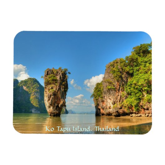 タイのタプー島 マグネット (横)