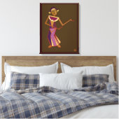 タイのダンサー – 女性 キャンバスプリント (インサイチュ (寝室))