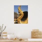 タイのチェンマイ、ドイスケットでナガ ポスター (キッチン)