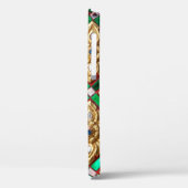 タイのテンプルタイの壁内のタイのパターン Case-Mate iPhoneケース (裏面 / 左)