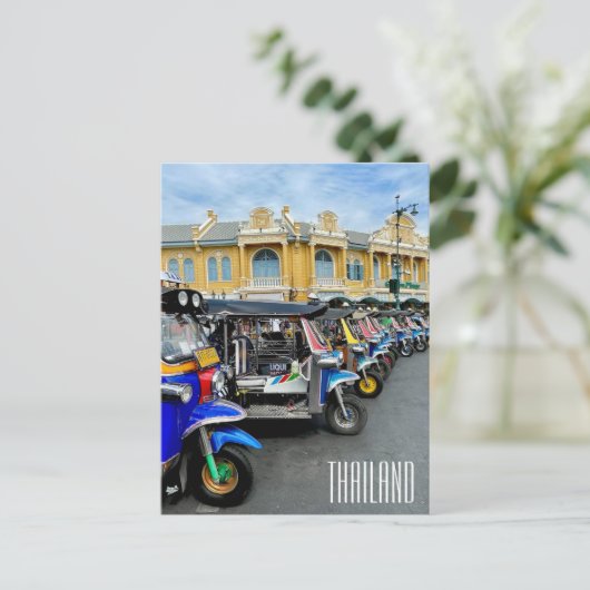 タイのトゥクトゥク ポストカード (スタンド正面)