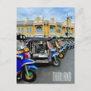 タイのトゥクトゥク ポストカード