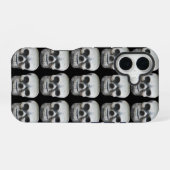 タイのドクロ iPhone 16ケース (裏面横)