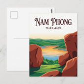 タイのナムポン国立公園 ポストカード (正面/裏面)