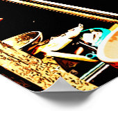 タイのバンコクでメクロン鉄道市場 ポスター (角)