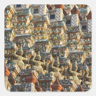 タイのバンコクにあるワット・アルン寺院 スクエアシール