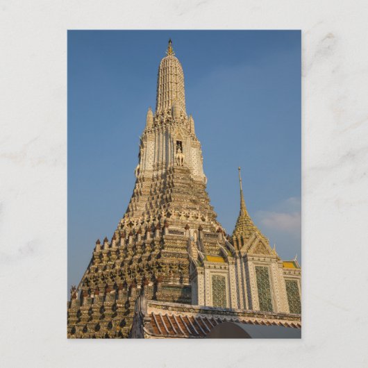 タイのバンコクにあるワット・アルン寺院 ポストカード (正面)