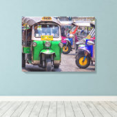 タイのバンコックでタック キャンバスプリント (インサイチュ (ウッドフロア))