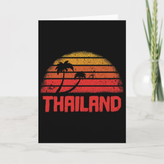 タイのビンテージ レトロ 70年代スローグ カード