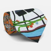 タイのピアノおよびドラム ネクタイ (ロール)