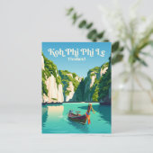 タイのピーリー島 ポストカード (スタンド正面)
