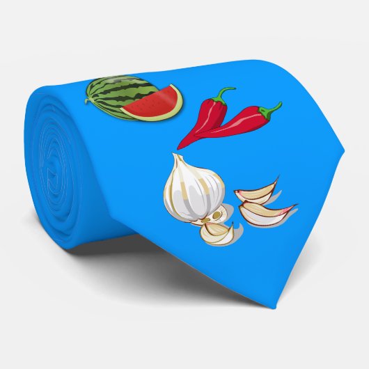 タイのフルーツおよび野菜 ネクタイ (ロール)