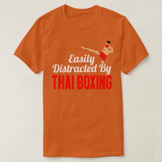 タイのボクシング Tシャツ (デザイン正面)