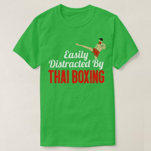 タイのボクシング Tシャツ (デザイン正面)