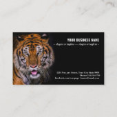 タイのポートレートトラ 名刺 (裏面)