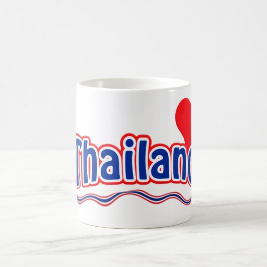 タイのマグカップ – 選択スタイル&カラー コーヒーマグカップ (中央)