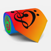 タイのミュージカルのハート ネクタイ (ロール)