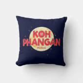 タイのムーンヴィンテージ島とコーパンガン クッション (正面)