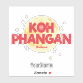 タイのムーンヴィンテージ島とコーパンガン シール