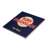 タイのムーンヴィンテージ島とコーパンガン タイル (側面)