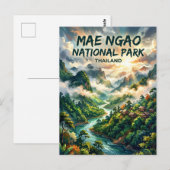 タイのメーンナオ国立公園 ポストカード (正面/裏面)