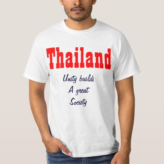 タイのユニティTシャツ Tシャツ (正面)