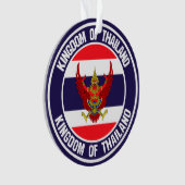 タイのラウンドエンブレム オーナメント (正面)