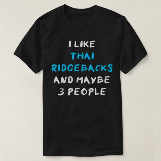 タイのリッジバおもしろいック Tシャツ (デザイン正面)