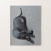 タイのリッジバックドッグジグソー。 ジグソーパズル (縦)