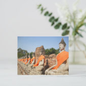 タイの仏像 – アユタヤ・タイ・テンプル ポストカード (スタンド正面)