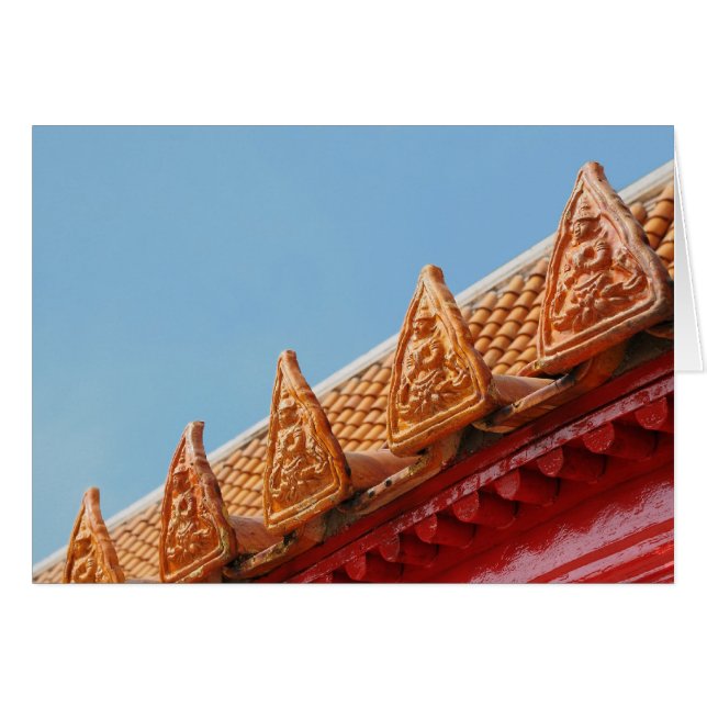 タイの仏教寺院 (正面横)