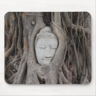 タイの仏頭 マウスパッド
